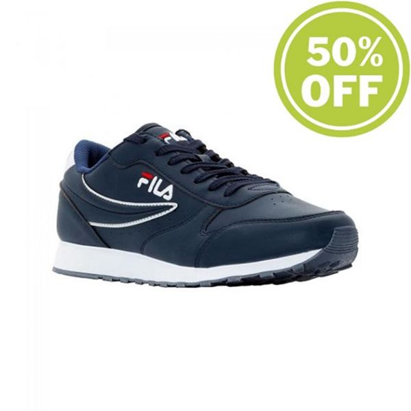 Fila Orbit Low Low-Cut Men's Sneakers - Blue,NZ 426-59418